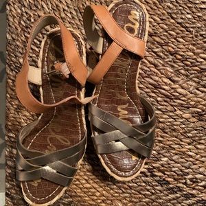 Sam Edelman platform espadrille sandals